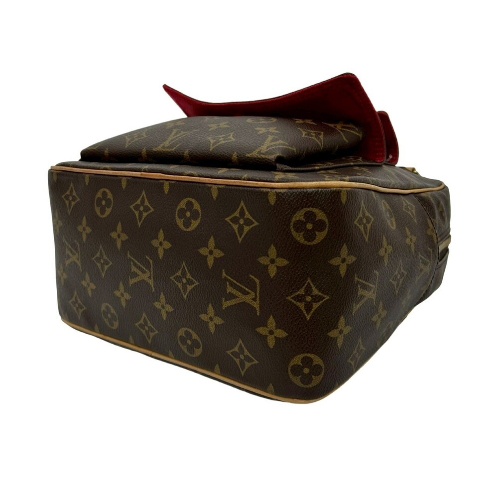 LOUIS VUITTON Authentic Vintage Brown Monogram Leather Boston Bag - Picture 8 of 10